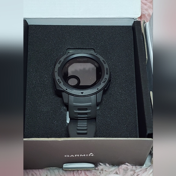 Garmin Instinct Graphite Smartwatch GPS Military Multi Sports Watch - Picture 9 of 12
